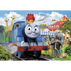 Ravensburger Thomas & Friends Circus Fun Floor Puzzle in a Suitcase Box, 24-Piece Jigsaw Puzzle for Kids – Every Piece is Unique, Pieces Fit Together Perfectly