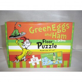 Green Eggs and Ham by Dr. Seuss Floor Puzzle, 27"x17"