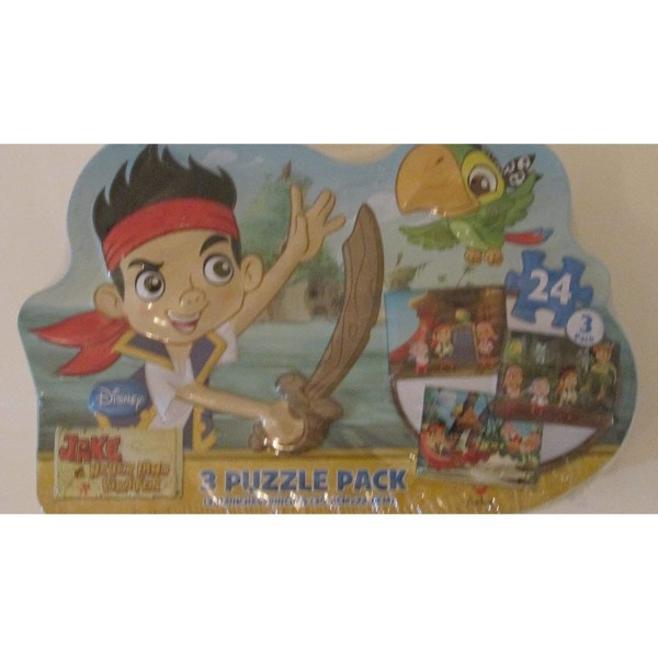 Disney Jake and The Never Land Pirates 3 Puzzle Pack