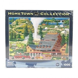 Mega Puzzles Hometown Collection "Old Faithful" 1000 Piece Puzzle