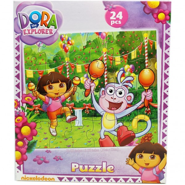 Dora the Explorer Dora and Boots Fiesta Kids Jigsaw Puzzle (24pc)