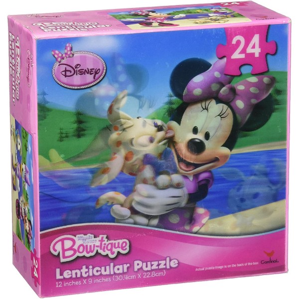 Disney Minnie Bowtique 24Pc Lenticular Puzzle