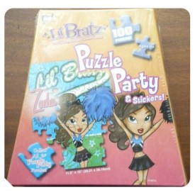 Lil Bratz 100 Piece Puzzle Party & Stickers "Zada"