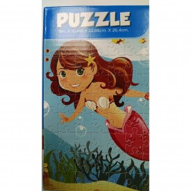 100 Piece Cartoon Mermaid Jigsaw Puzzle
