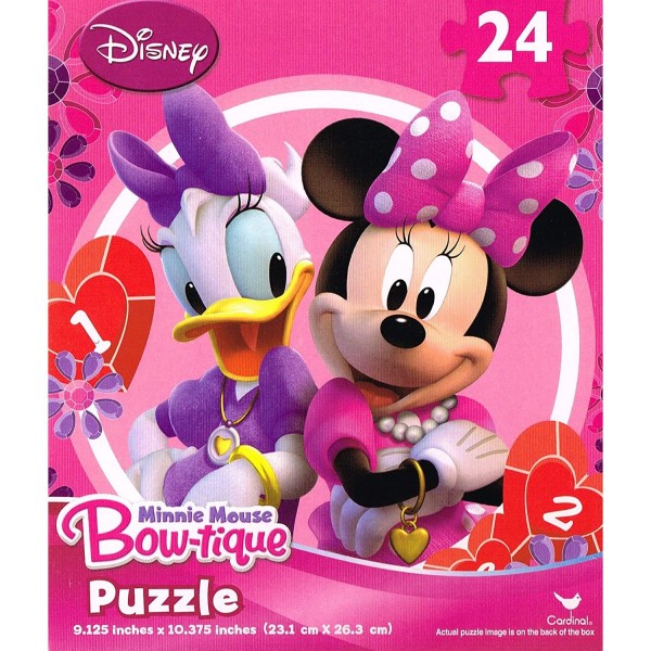 Disney Minnie Mouse Bow-tique 24 Piece Puzzle - Minnie Mouse & Daisy Duck