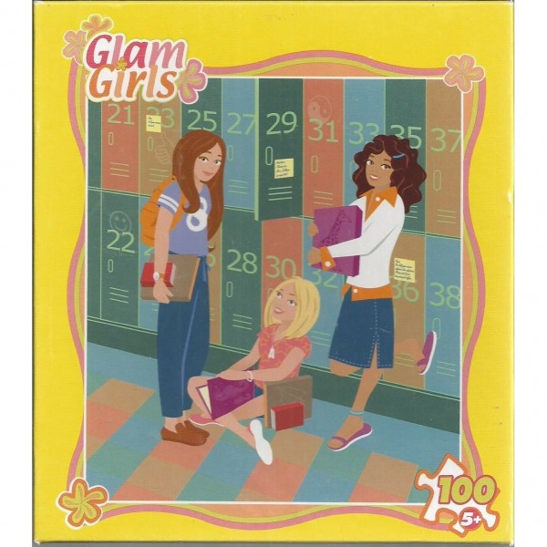 Glam Girls Locker Buddies 100 Piece Jigsaw Puzzle