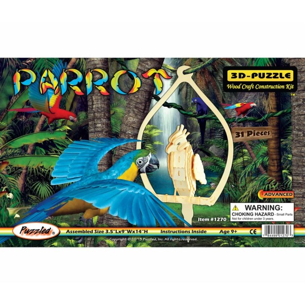 3D Puzzles - Parrot