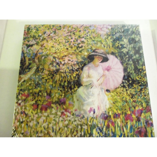 Laurel Ink Fine Art 500 Piece Jigsaw Puzzle: The Pink Parasol By Frederick Carl Frieseke (American 1874-1939)