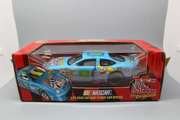 1999 Racing Champions #9 Nascar Jerry Nadeau Cartoon Network 1:24 Scale 10th Anniversary