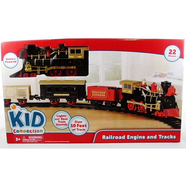 Kids Connection 22 Piece Train Set - Battery Operated