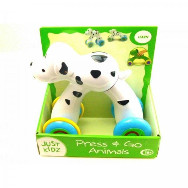 Press & Go Animals by Just Kidz Dalmatian Dog Ages 18 months and up