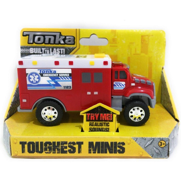 Tonka Toughest Minis Lights & Sounds Emergency Service Vehicle