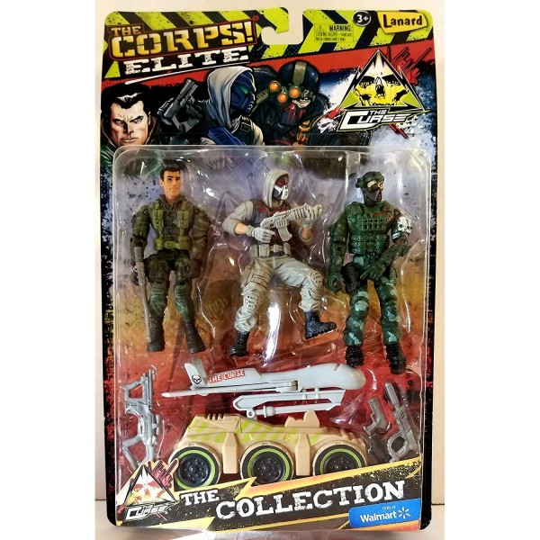 Lanard Corps Elite Meet The Curse Drone on a Transport Vehicle 12-Piece Collection