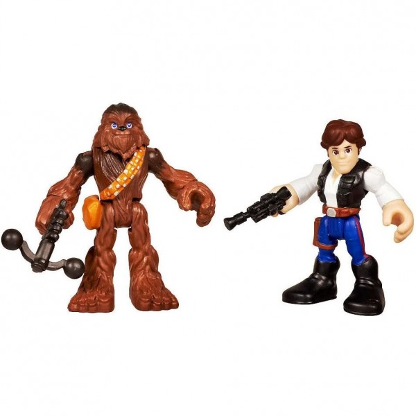 Playskool Heroes Star Wars Galactic Heroes Han Solo and Chewbacca