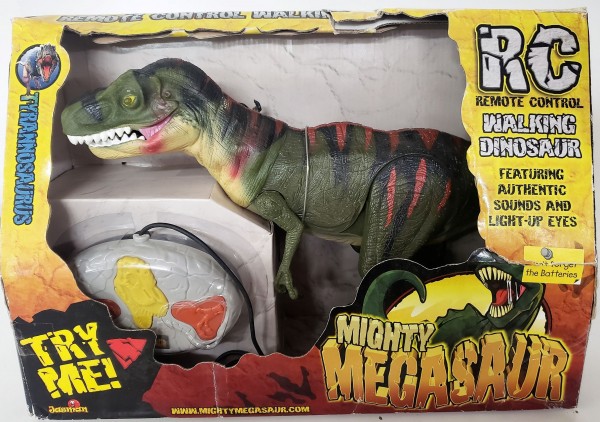 1990's Jasman USA Inc Mighty Megasaur Remote Control Dinosaur 16833