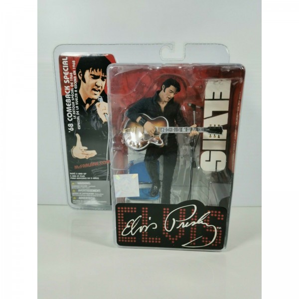 2004 McFarlane  Elvis Presley '68 Comeback Special He Dared To Rock Action Figure