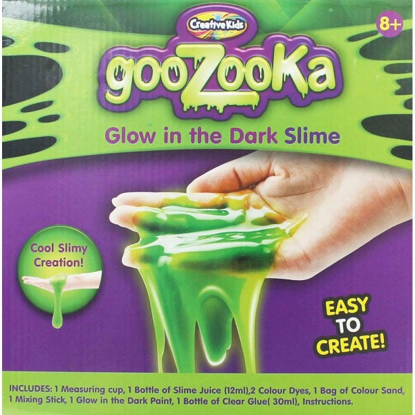 Creative Kids gooZooka Glow in the Dark Slime Easy to Create 1 KIT