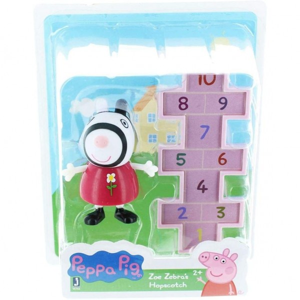 Peppa Pig Friends and Fun Zoe Zebras Hopscotch Toy Figure