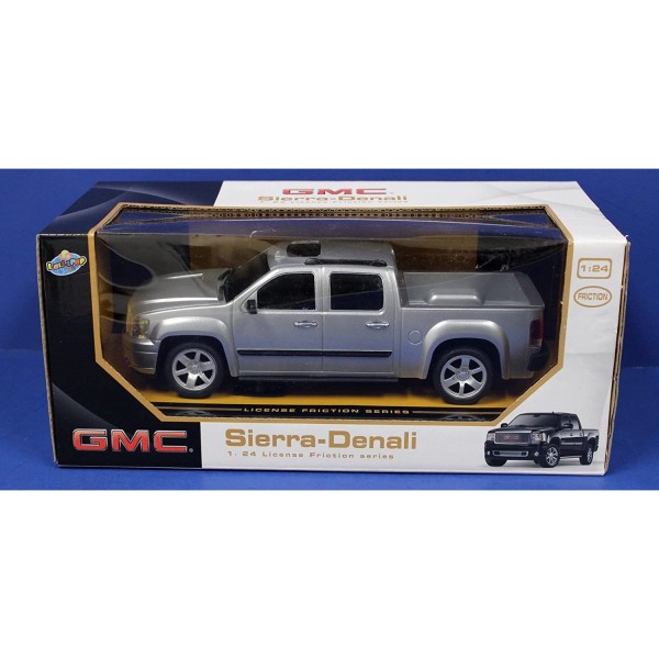 GMC Sierra Denali Pickup Truck 1:24 Friction Series Silver