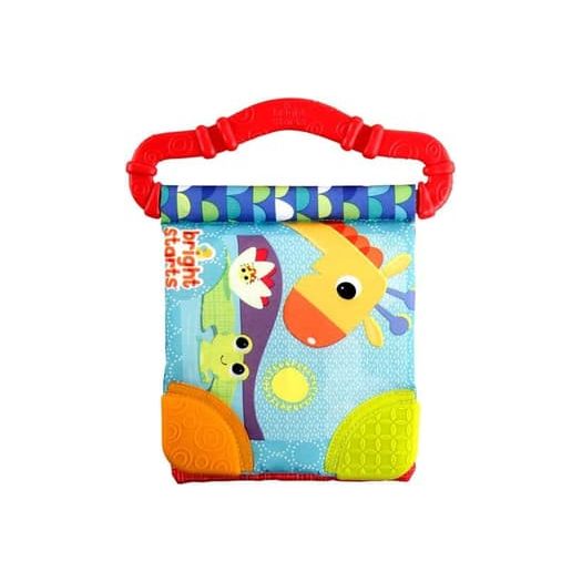 Bright Starts 8475 Teether Book New Teethe & Read - Red 074451084759