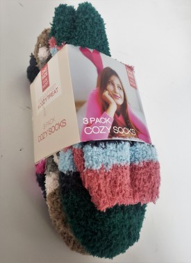 Cozy Socks 3-Pack Women's Super Soft One Size Fits All