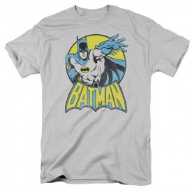 DC Comics Batman Short Sleeve Graphic T-shirt Adult Size Large Grey