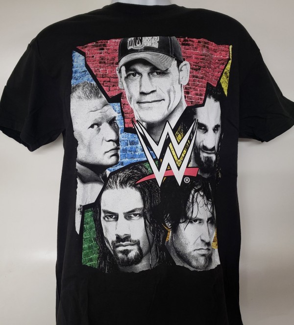 WWE John Cena Official Licensed Graphic Short Sleeve T-shirt Size M Black