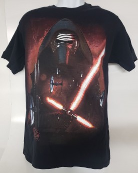 Star Wars Kylo Ren Short Sleeved Black T-Shirt Men Size small