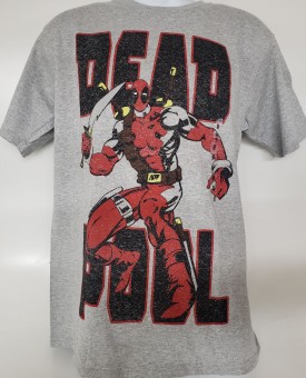 Marvel Deadpool Graphic Short Sleeve T-shirt Adult Size Large