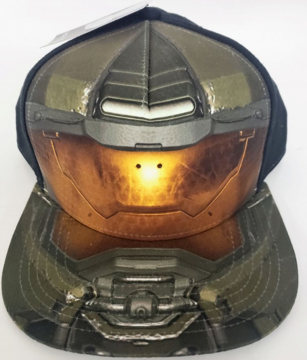 Halo Master Chief Adjustable Adult Baseball Cap Hat Snapback Flat Bill Black Green