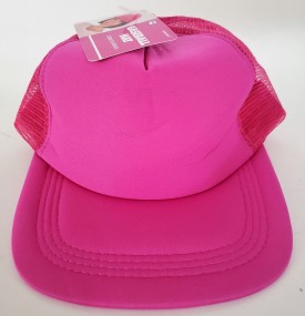 Women's' Hot Pink Baseball Cap Adjustable Snapback Flat Bill OSFM