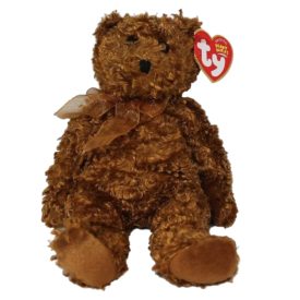 Ty Beanie Baby - Hawthorne Curly Haired Brown Bear (2004)