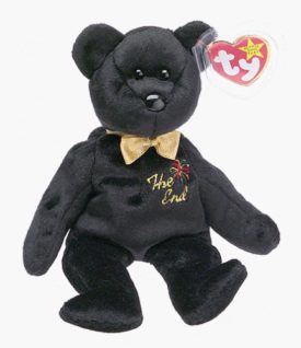 Ty Beanie Baby - The End 1999 Y2k Millennium Bear