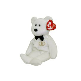 Ty Beanie Baby Mr Groom Wedding Bear Hologram Tag (2001)