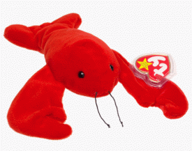 Ty Beanie Babies - Pinchers The Lobster