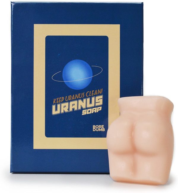 BOREDUMB Uranus SOAP| Gag Gifts for Adults| Perfect for White Elephant Gift Exchange| Lavender Butt Soap