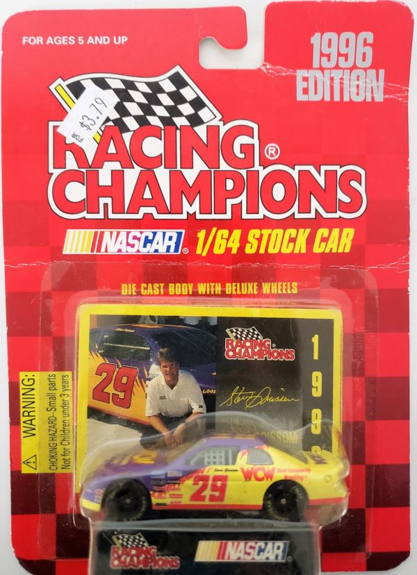 NASCAR #29 Steve Grissom WCW Chevy Monte Carlo 1996 Racing Champions 1:64 Diecast