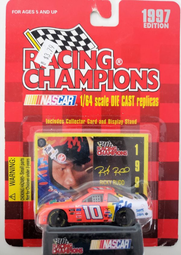 NASCAR #10 Ricky Rudd Tide Ford Thunderbird 1997 Racing Champions 1:64 Scale Diecast