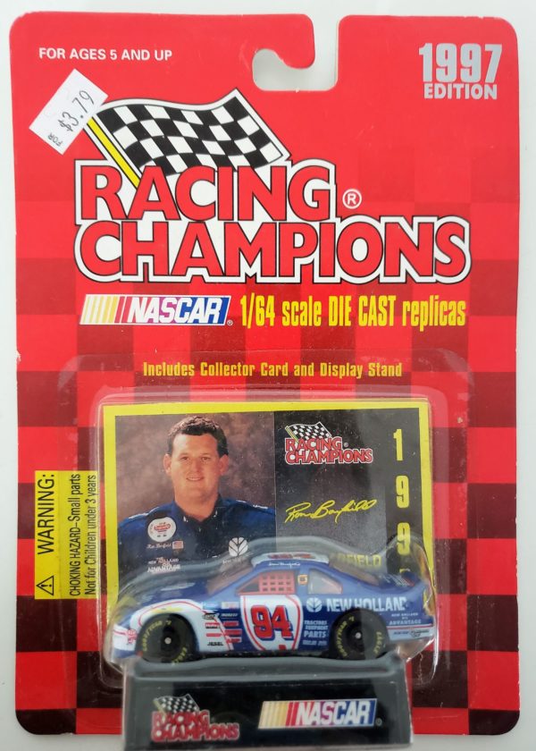 NASCAR #94 Ron Barfield New Holland Ford Thunderbird 1997 Racing Champions 1:64 Diecast