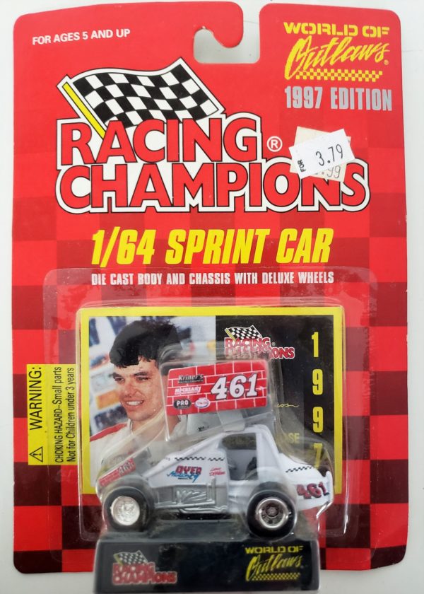 RACING CHAMPIONS Lance Dewease 1/64 Scale #461 Kriners Hawks 1997 World of Outlaws Series Sprint Car