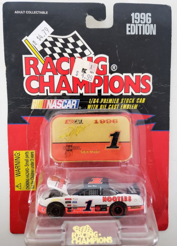 NASCAR #1 Rick Mast Hooters Pontiac 1996 Racing Champions 1:64 Diecast