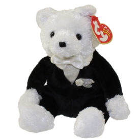 Ty Beanie Baby - Groom The Wedding Bear Black Tux