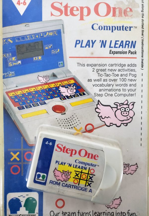 Vintage Step One Computer Team Concepts Play 'N Learn ROM Cartridge A Game