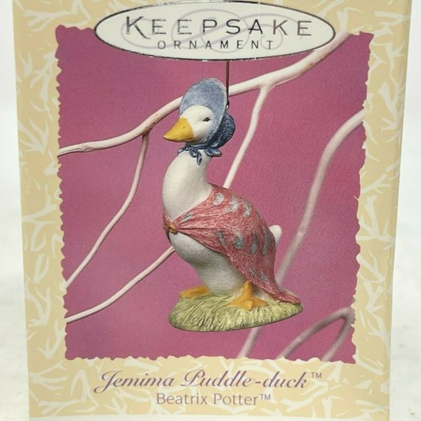 Hallmark Keepsake Easter Ornament Jemima Puddle Duck Beatrix Potter 1997 #2