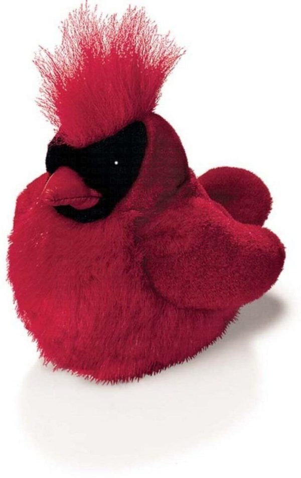 Northern Cardinal - Audubon Plush Bird (Authentic Bird Sound)