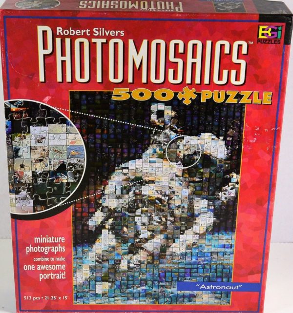 Photomosaics Astronaut 500 Piece Jigsaw Puzzle