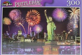 Puzzlebug Fireworks at Night, New York City 300 Piece Puzzle