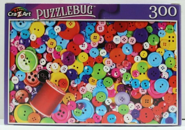 Puzzlebug Colorful Buttons and Thread 300 Piece Puzzle