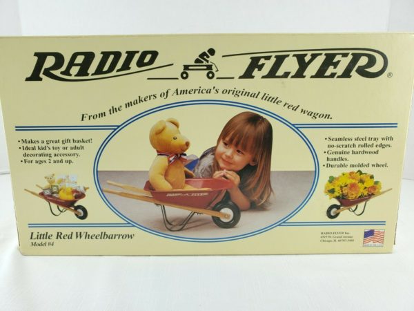 Radio Flyer Little Red Wheelbarrow #4 Vintage 1997