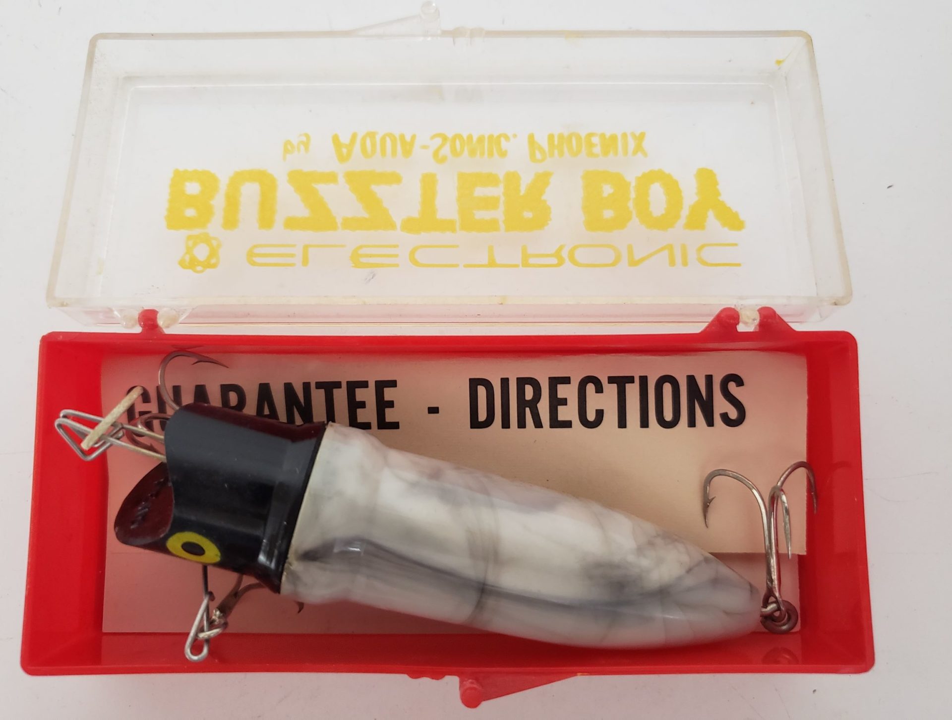 Vintage 1960 Buzzter Boy Electronic Fishing Lure by Aqua-Sonic, Marble -  Nokomis Bookstore & Gift Shop